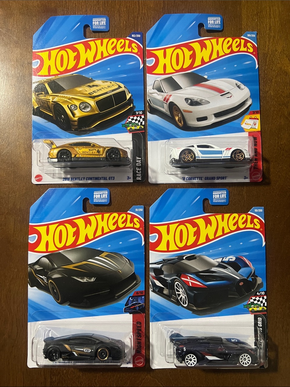 Die-Cast Hot Wheels Collectibles - set of 4